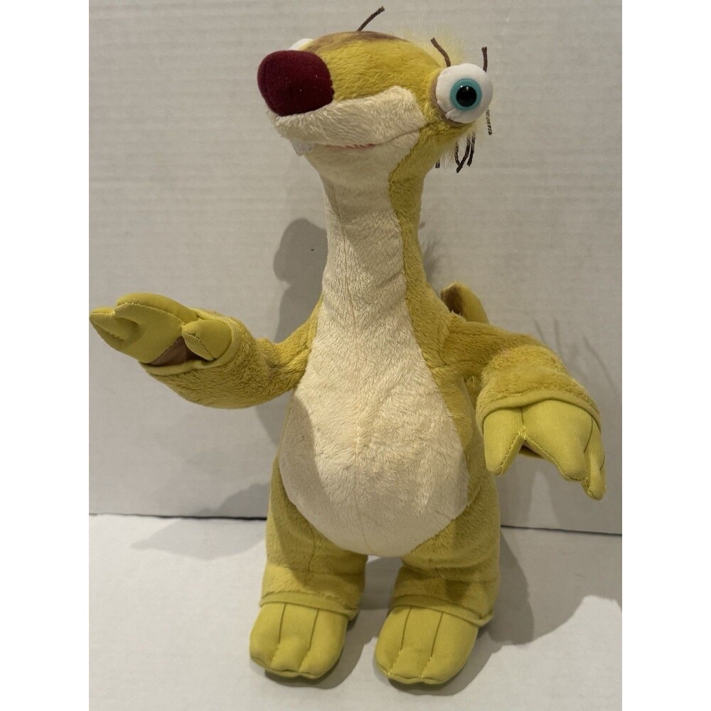 Ice Age Sid Plush 13” 2012 Just Play Posable SUPER RARE